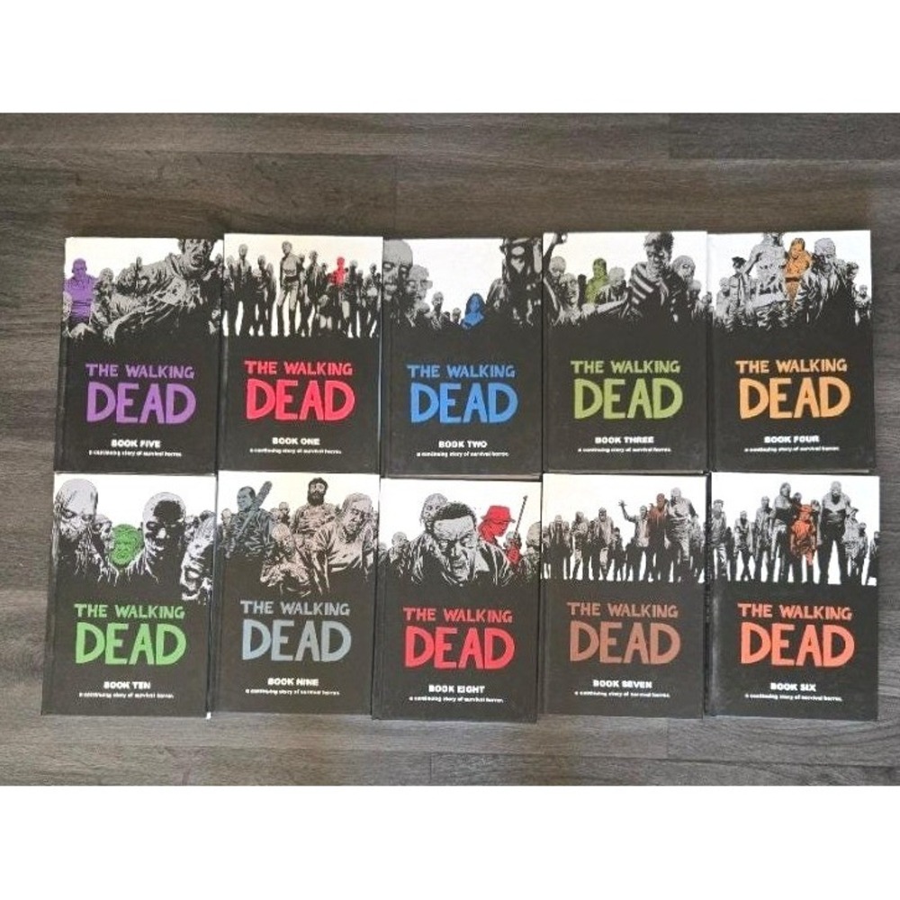 The‎ Walking Dead Books 1-10 Hardcover Lot - Image Comics (Issues 1-120)